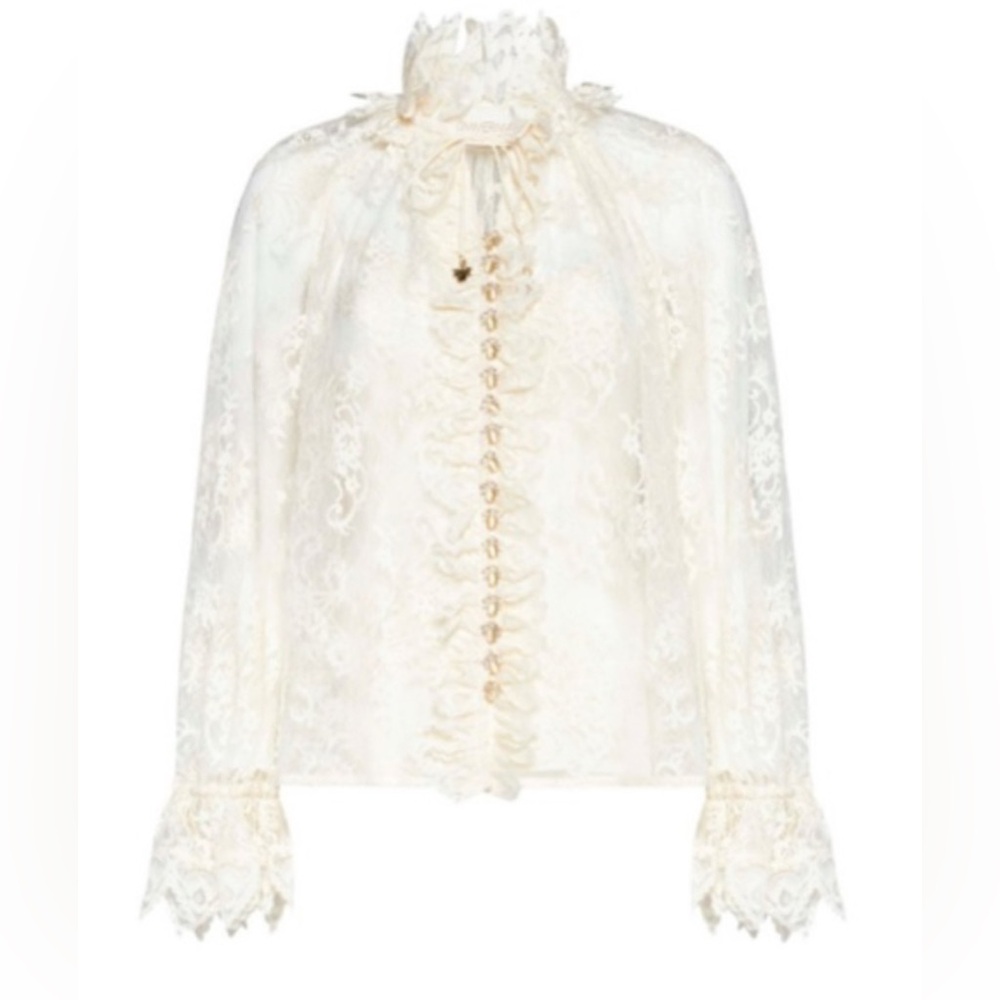 Zimmermann Lace Swing Blouse